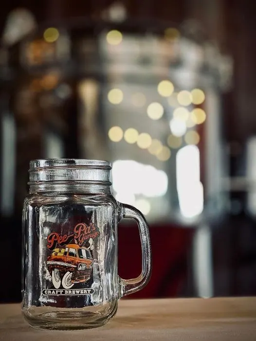 Pee-Pa's branded mug, a lifetime perk of Founders Club