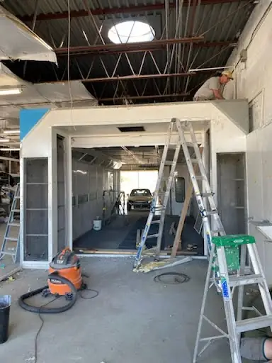 Working overhead in the garage