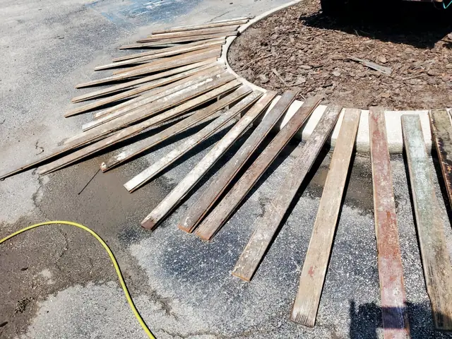 Raw wood ready for the build