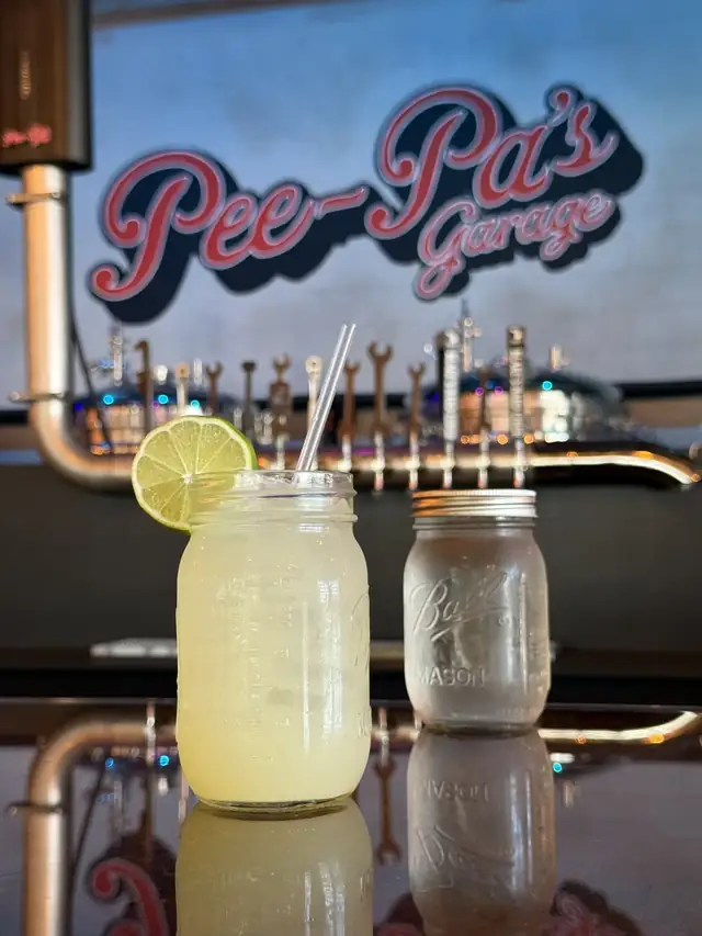 A citrus cocktail at the bar