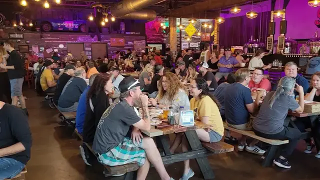 A community night at Pee-Pa's Garage